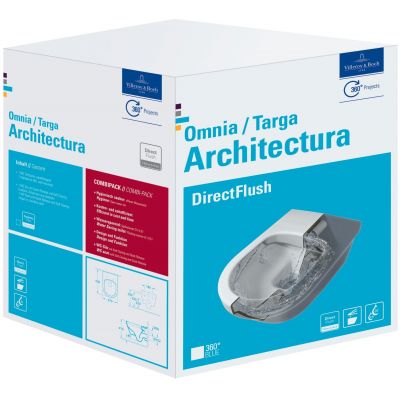 Villeroy & Boch Architectura 5684HR01 combi-pack zestaw z deską
