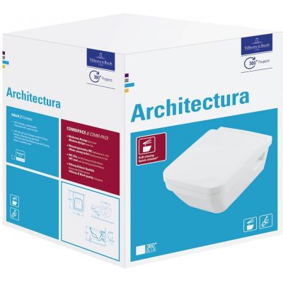Villeroy & Boch Architectura 5685HR01 combi-pack zestaw z deską
