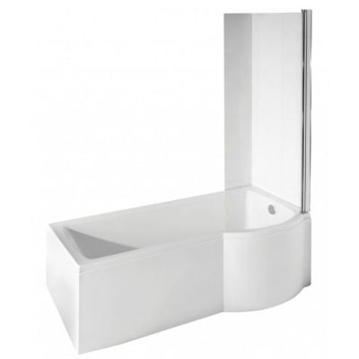 Besco Inspiro #WAI170NPR wanna z parawanem 170x70 cm prawa biała