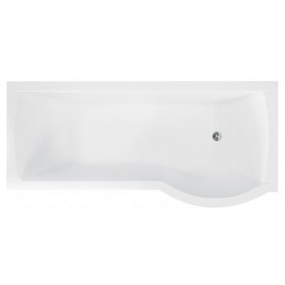 Besco Inspiro #WAI170NPR wanna z parawanem 170x70 cm prawa biała