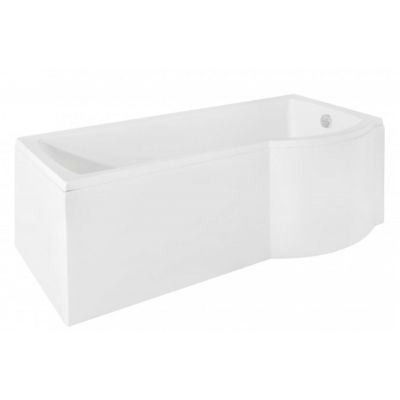 Besco Inspiro #WAI170NPR wanna z parawanem 170x70 cm prawa biała