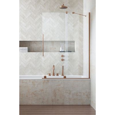 Radaway Furo Brushed Copper PND II 101096389301R drzwi parawanu dwuczęściowy