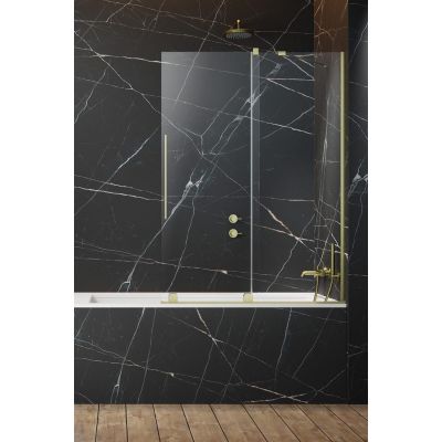 Radaway Furo Brushed Gold PND II 101096389901R drzwi parawanu dwuczęściowy