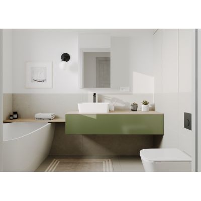 Hagser Ingrid HGR20000040 umywalka 49x37.5 cm prostokątna nablatowa biała