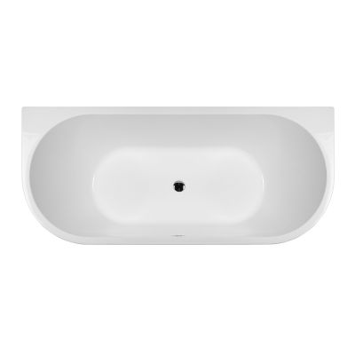 Oltens Begna 12011000 wanna przyścienna 170x75 cm owalna biała