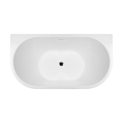 Oltens Delva 12018000 wanna przyścienna 150x70 cm owalna biała