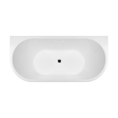 Oltens Delva 12019000 wanna przyścienna 170x80 cm owalna biała