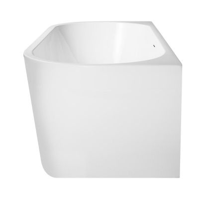 Oltens Delva 12019000 wanna przyścienna 170x80 cm owalna biała