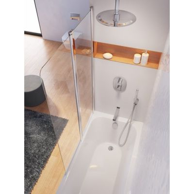 Ravak Chrome 7QLA0C00Z1 parawan nawannowy 2-częściowy