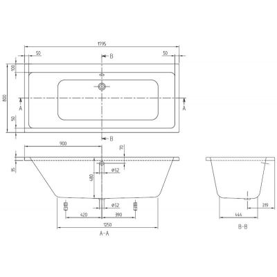 Villeroy & Boch Subway UBA180SUB2V01 wanna prostokątna 179.5x80 cm