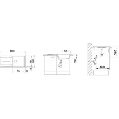 Blanco Metra XL 6 S 515286 zlewozmywak granitowy 100x50 cm