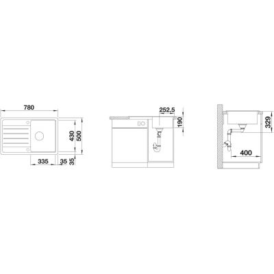 Zestaw Blanco 526083 + Oltens 35202100