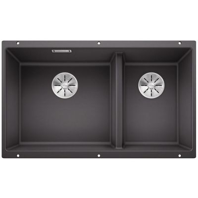 Blanco Subline 430/270-U 523152 zlewozmywak granitowy 72.5x40 cm szary/grafitowy/onyx