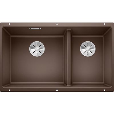 Blanco Subline 430/270-U 523160 zlewozmywak granitowy 72.5x40 cm brązowy
