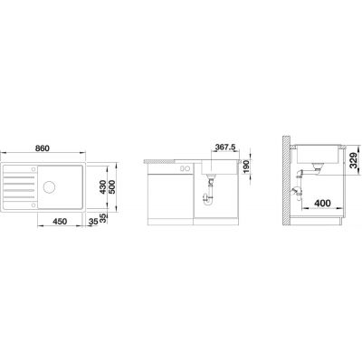Zestaw Blanco 526087 + Oltens 35204300