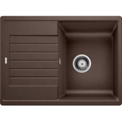 Blanco Zia 45 S Compact 524730 zlewozmywak granitowy 68x50 cm brązowy