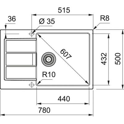 Zestaw Franke Sirius 2.0 1430618577 + Franke Lina 1150626055