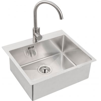 Genesis by Alveus Concept 1124382 zlewozmywak stalowy 55x48 cm