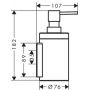 Axor Universal Circular 42810330 dozownik do mydła zdj.2