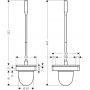 Axor Universal 42835340 szczotka toaletowa zdj.2