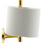 Duravit Starck T 0099393400 uchwyt na papier toaletowy złoty zdj.5