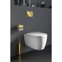 Duravit Starck T 0099453400 szczotka toaletowa z rączką stojąca złota zdj.3