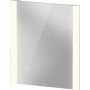 Duravit Light & Mirrors LM7865000000000 lustro 60x70 cm prostokątne z oświetleniem biały zdj.1