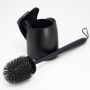 Duschy Brushy 59620 szczotka toaletowa stojąca czarna zdj.3