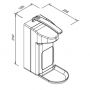 Faneco Med MED500 dozownik do środków dezynfekcyjnych zdj.2