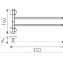 FDesign Meriva FD6MRV2111 wieszak na ręcznik zdj.2