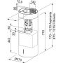 Franke Ftu Plus 3350588180 okap kuchenny 37 cm czarny zdj.2