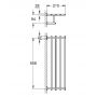 Grohe Essentials Cube 40512AL1 półka 60 cm grafitowa zdj.2
