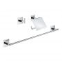 Grohe Start Cube 41124000 zestaw akcesoriów 3w1 chrom zdj.1