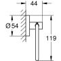 Grohe Start 41200000 uchwyt na papier toaletowy chrom zdj.2