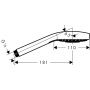 Hansgrohe Croma E 26815990 słuchawka prysznicowa złota zdj.2