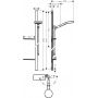 Hansgrohe Rainfinity 27673000 zestaw prysznicowy ścienny chrom zdj.2