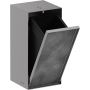 Hansgrohe XtraStoris Rock 56063800 kosz na śmieci 2.5 l stal zdj.1