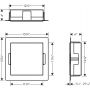 Hansgrohe XtraStoris Minimalistic 56073700 półka wnękowa 30 cm biała zdj.2