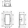Hansgrohe XtraStoris Minimalistic 56076700 półka wnękowa 30 cm biała zdj.2