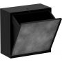 Hansgrohe XtraStoris Rock 56090670 kosz na śmieci 6 l czarny zdj.1