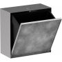 Hansgrohe XtraStoris Rock 56090800 kosz na śmieci 6 l stal zdj.1
