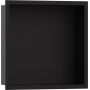 Hansgrohe XtraStoris Original 56093670 półka wnękowa 30 cm czarna zdj.1