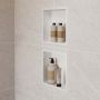 Hansgrohe XtraStoris Original 56093700 półka wnękowa 30 cm biała zdj.3
