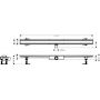 Hansgrohe RainDrain Compact 56172800 odpływ liniowy 120 cm stal zdj.2