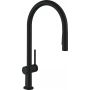 Hansgrohe Talis M54 72800670 bateria kuchenna stojąca czarna zdj.1