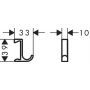 Hansgrohe WallStoris 27929670 wieszak zdj.2