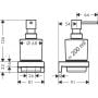 Hansgrohe AddStoris 41745990 dozownik do mydła zdj.2