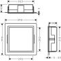 Hansgrohe XtraStoris Individual 56098140  uchwyt na papier toaletowy czarny zdj.2