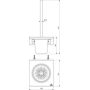 Ideal Standard Alu+ BD593BR szczotka toaletowa ścienna szklana-brązowa zdj.2