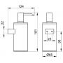 Keuco Plan 14953070100 dozownik do mydła 250 ml stal zdj.2
